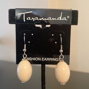 Taramanda Cream Drop Earrings